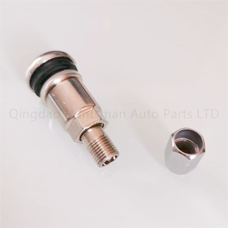 metal clamp-in tyre valve stem